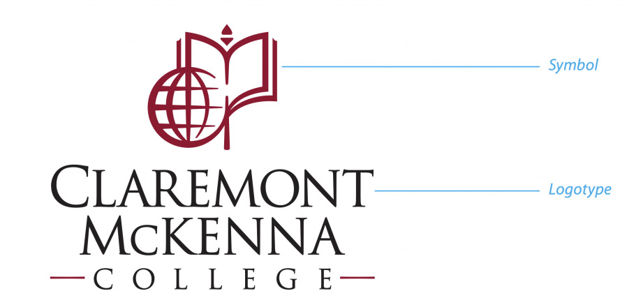 The Claremont McKenna College logo symbol and logotype components.