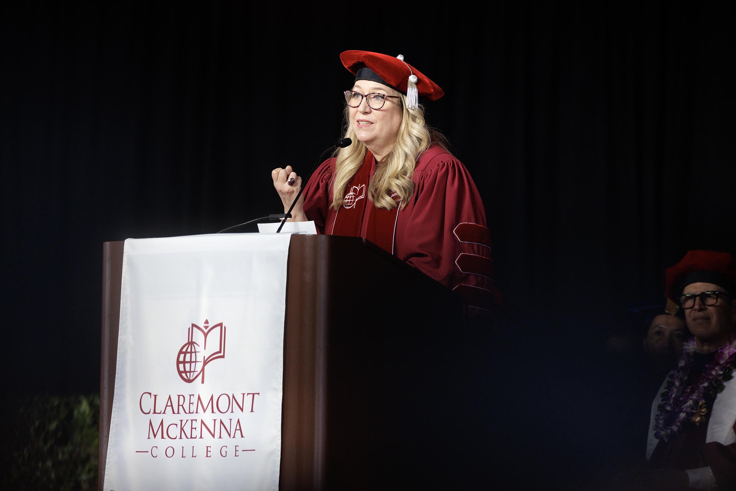 Commencement speaker and author Cheryl Strayed.