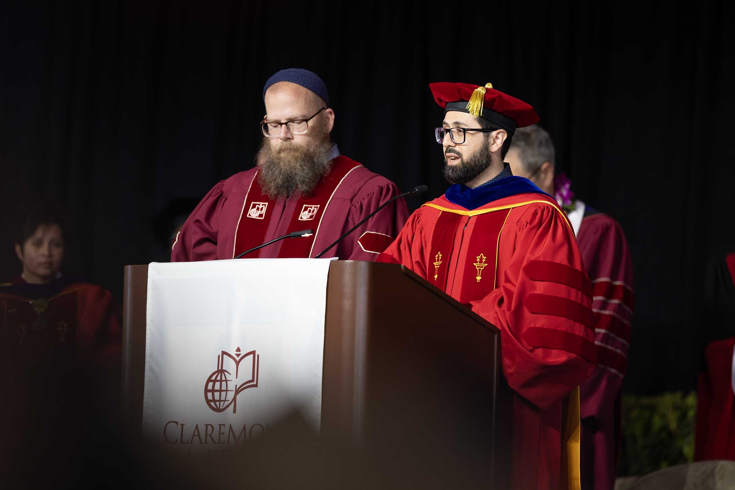 Rabbi Danny Lutz (left) and Imam Qazwini.