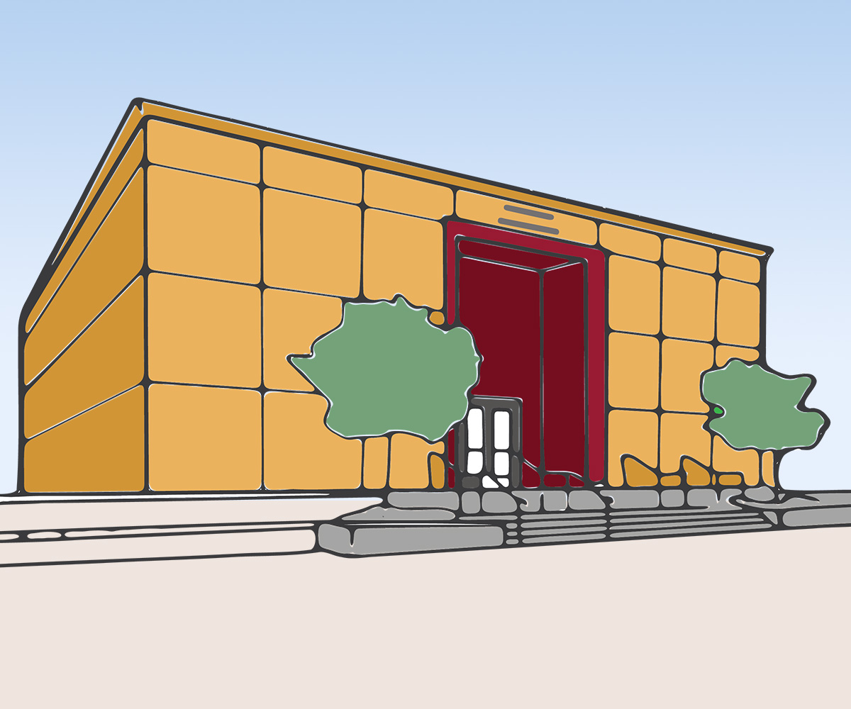 An illustration of McKenna Auditorium.