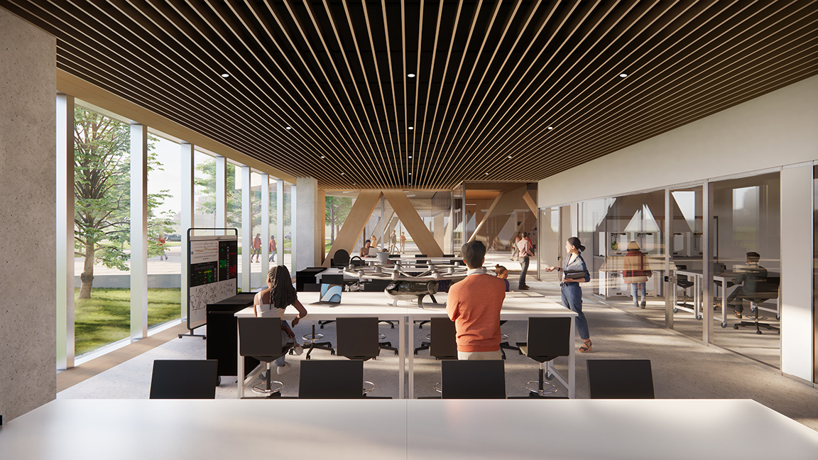 Robert Day Sciences Center Innovation Studio.