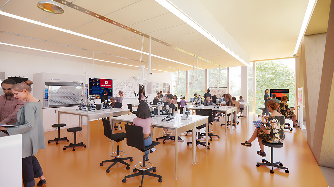 Integrated Sciences lab within the Robert Day Sciences Center.