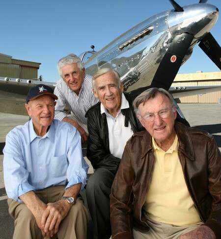 Clockwise from top, Stanton “Pete” Welsh ’50 P’81, Robert “Bob” Long ’52, John “Jack” Croul ’49, Edward Maloney ’52.