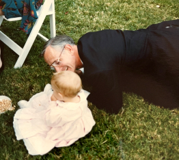 Jack Stark, seen here with his granddaughter Alyson N. Stark Velasquez ’11.