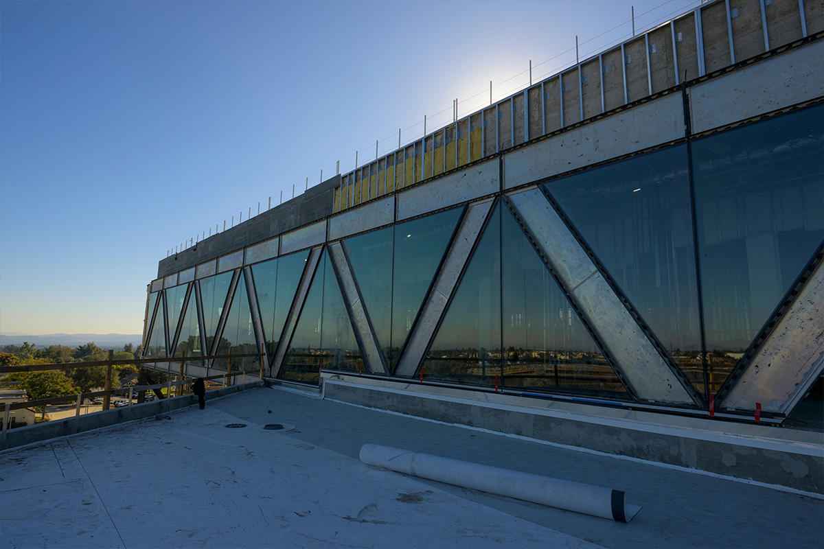 Valach Terrace in the Robert Day Sciences Center.