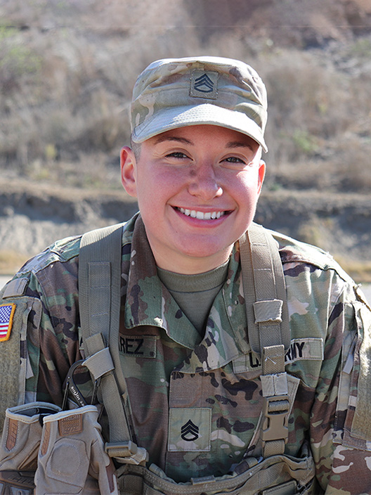 SSG Jennifer Alvarez.