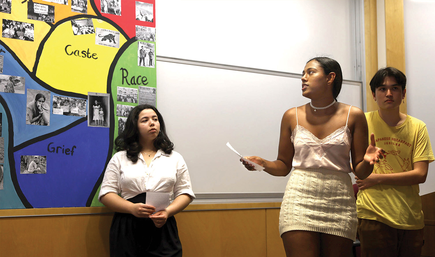 Gould Center students presenting their project