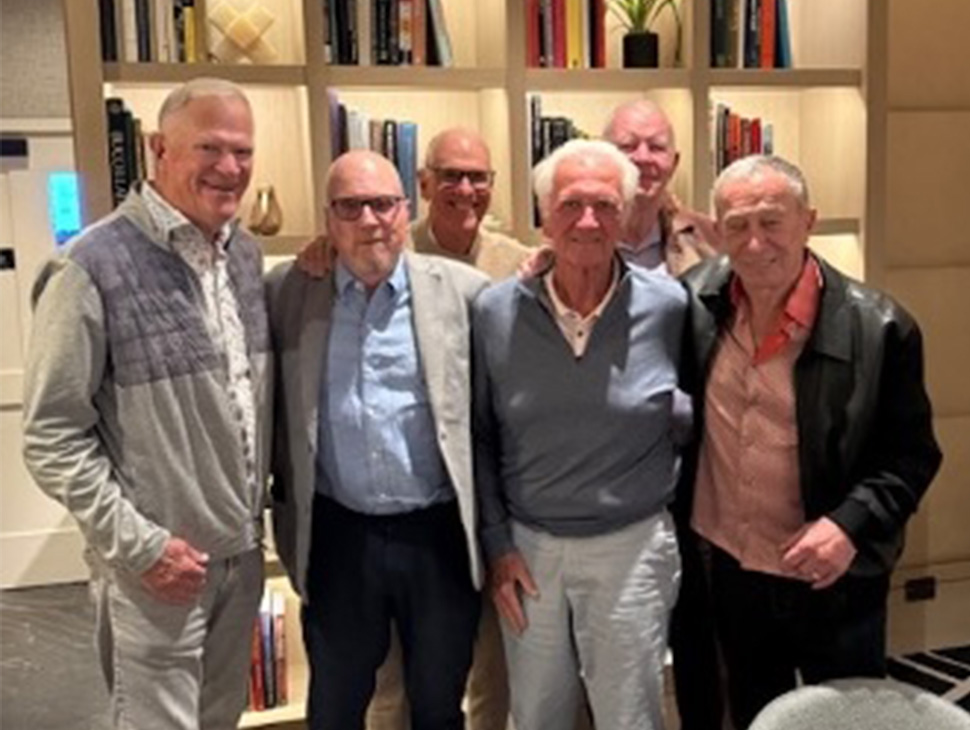 Richard Lewis and fellow classmates