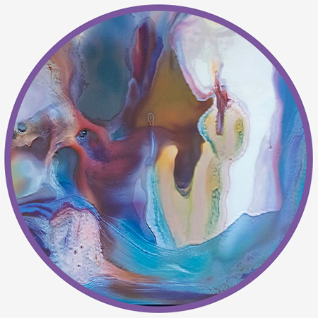 Anicka Yi's abstract painting in the RDSC.