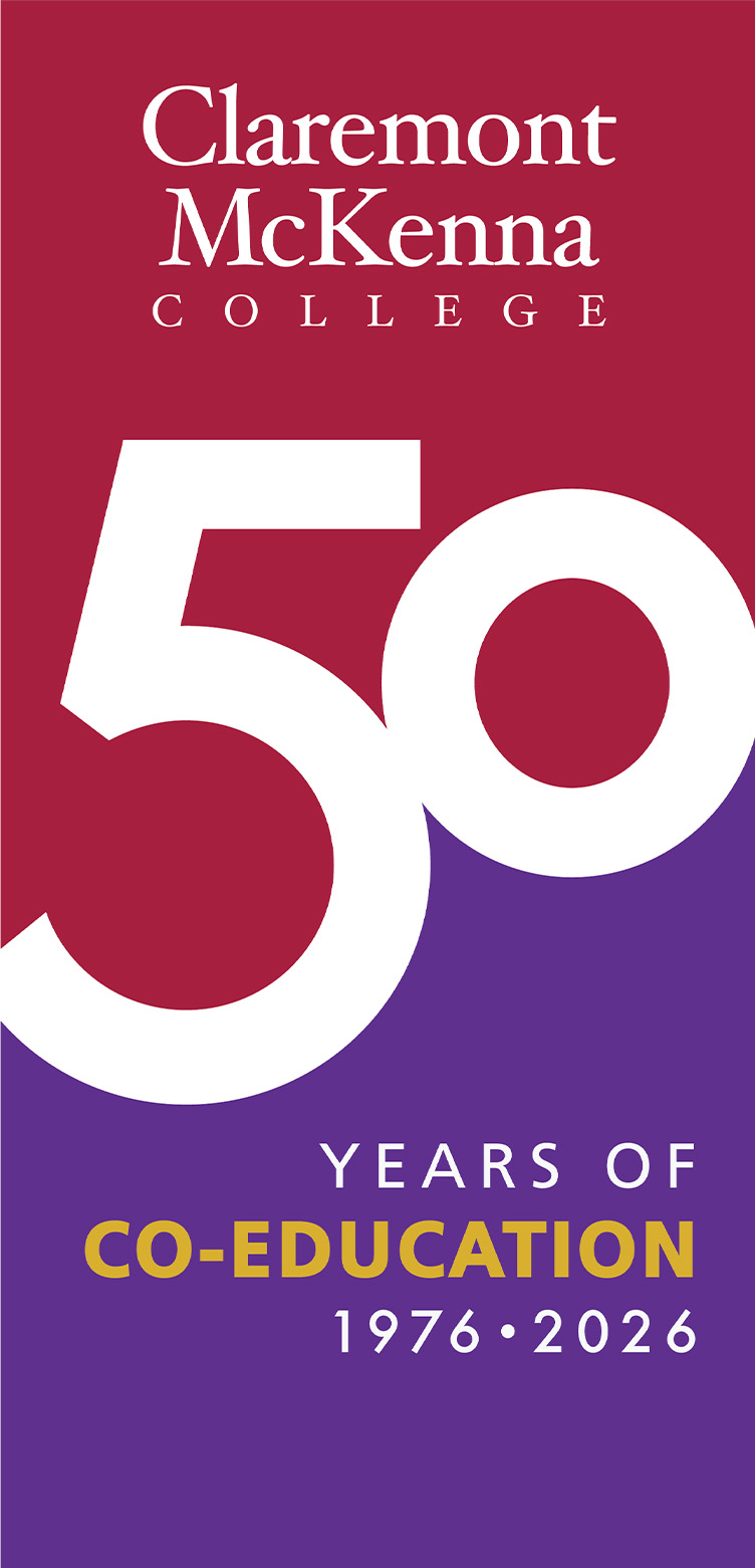 The 50 Years of Co-education logo.