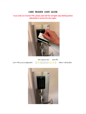 Page 1 Key Lock Instructions