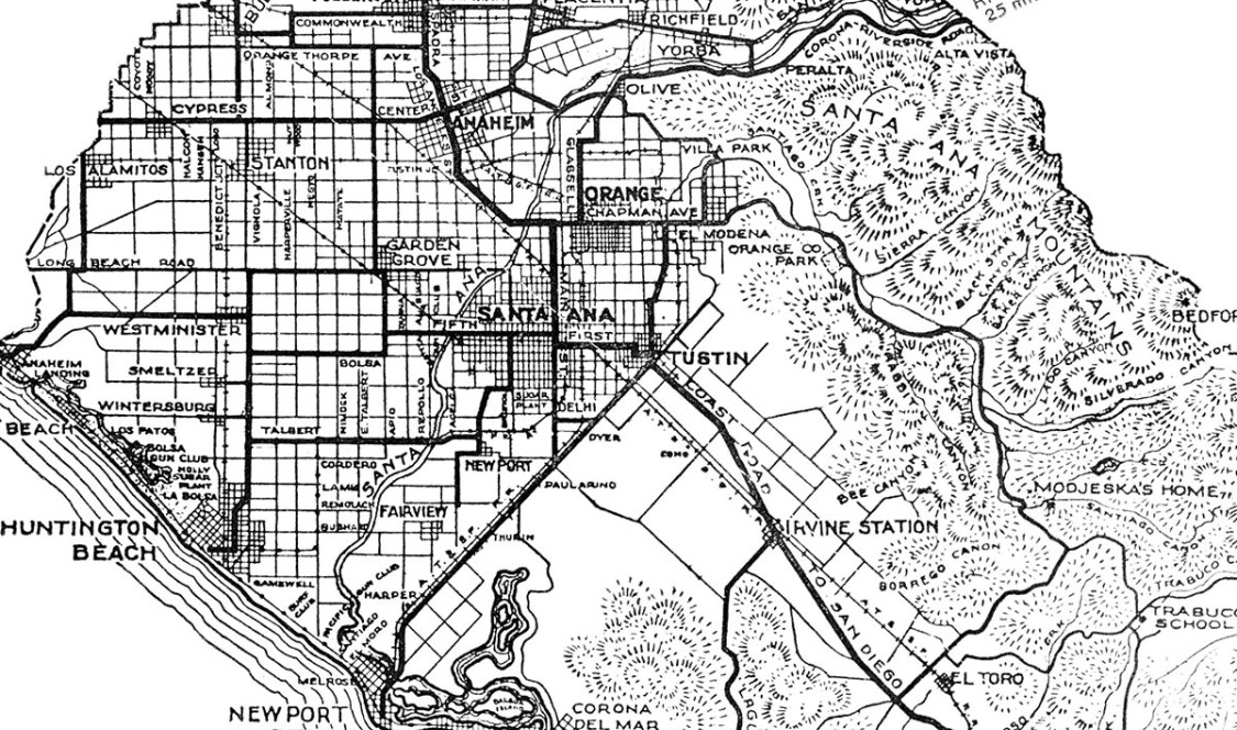 Orange County map