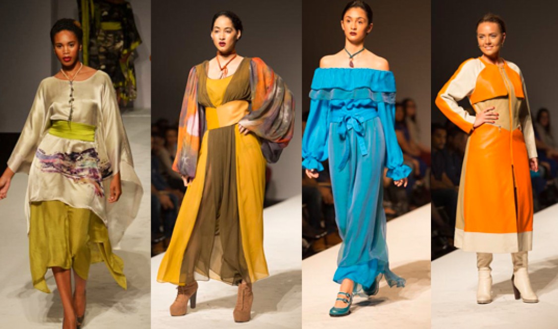 Looks from Tatiana Shabelnik's fall/winter runway show at Style Fashion Week in Los Angeles on March 10.