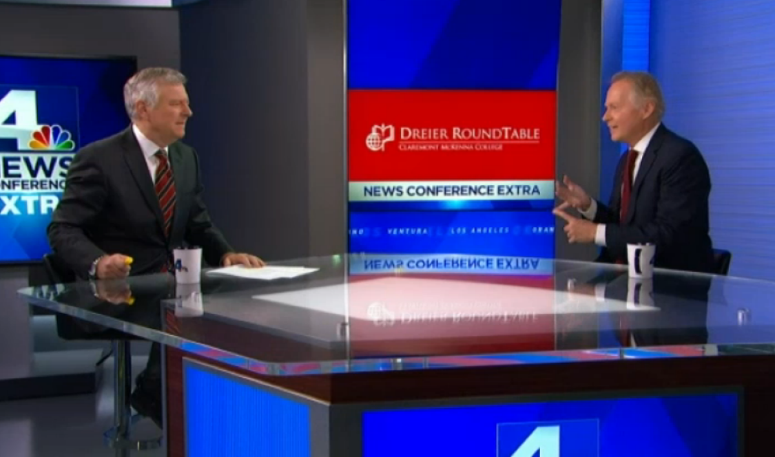 David Dreier talks to Conan Nolan of KNBC