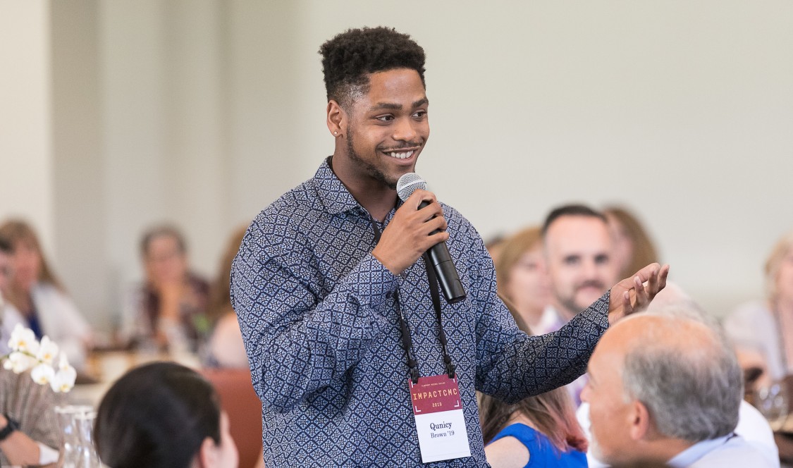 Quincy Brown ’19 rises to the challenge in his Portland neighborhood
