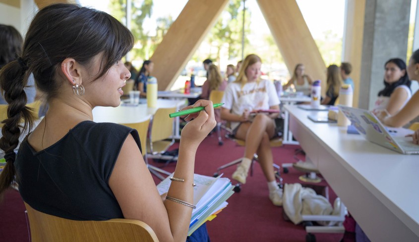 Students in class at the RDSC