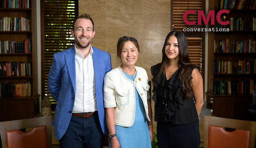 CMC Conversations with Miles Bird ’12, Stella Ho ’97, and Lena Ciganer-Albeniz ’29