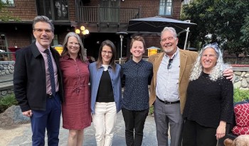 Pres. Chodosh and some faculty members