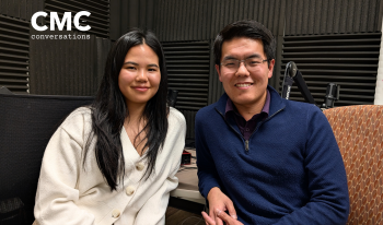 Prof. Steven Zhou and Natalie Chen '26