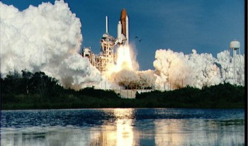 Space shuttle Columbia launching