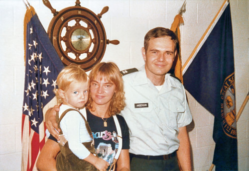 Gary Anderson ’76 with family