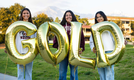 GOLD Scholars shine thanks to generous alumni support.