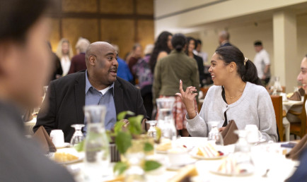 Prof. Fortner and student at the Ath