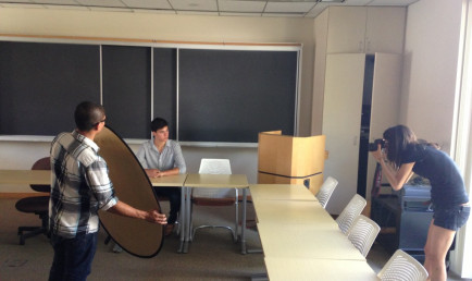 Anticipating Luna’s inclusion in Wiseman’s TIME article, the magazine dispatched an award-winning, young British freelance photographer (Laura Pannack) to photograph Luna on CMC’s campus one Saturday. The shoot with Pannack started on a late, clear m