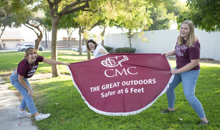 CMC students receive a welcome surprise