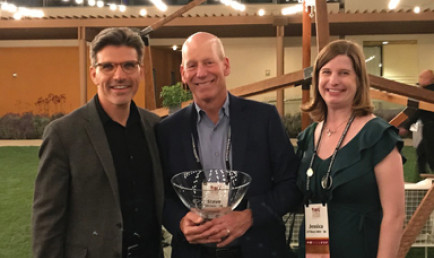 Steve Strauss, Hiram Chodosh and Jessica (O'Hare) Witt