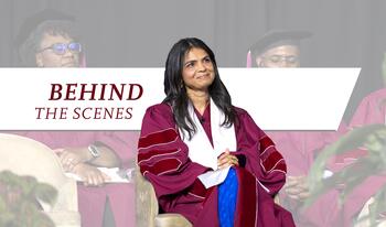 Trustee Akshata Murty '02 at Commencement